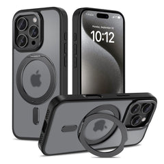 COQUE POUR IPHONE 16 PRO MAX TECH-PROTECT MAGRING MAGSAFE NOIR MAT