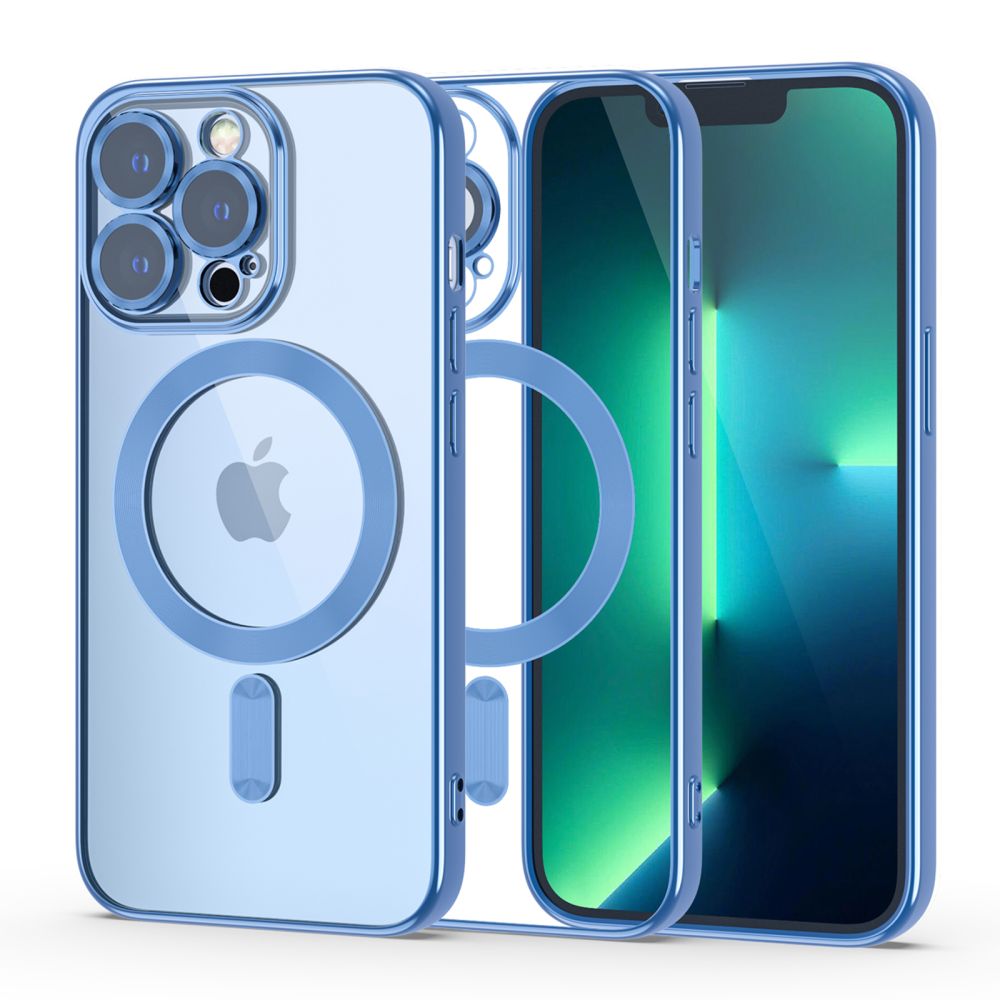 COUVERTURE TECH-PROTECT MAGSHINE MAGSAFE IPHONE 13 PRO BLEU CIEL
