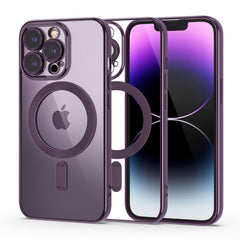 COQUE POUR IPHONE 14 PRO HEYCASE MAGSHINE MAGSAFE VIOLETTE