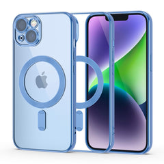 COQUE POUR IPHONE 14 HEYCASE MAGSHINE MAGSAFE BLEU CIEL