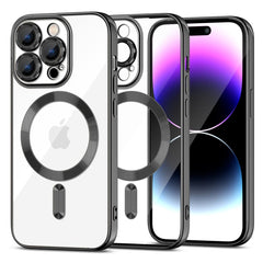 COQUE POUR IPHONE 15 PRO MAGSAFE HEYCASE MAGSHINE NOIRE