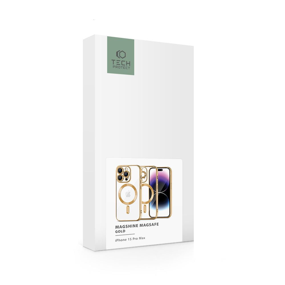 COUVERTURE TECH-PROTECT MAGSHINE MAGSAFE IPHONE 15 PRO MAX OR