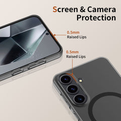 COUVERTURE TECH-PROTECT MAGSLIM MAGSAFE GALAXY S25 MAT NOIR