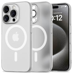 COQUE POUR IPHONE 16 PRO MAX TECH-PROTECT MAGSLIM MAGSAFE MATTE/BLANC