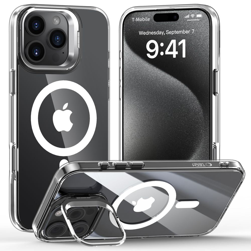 TECH-PROTECT MAGSTAND MAGSAFE IPHONE 16 PRO MAX TRANSPARENT