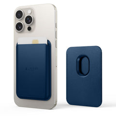 TECH-PROTECT MAGWALLET MAGSAFE PORTE-CARTES MAGNÉTIQUE UNIVERSEL BLEU MARINE