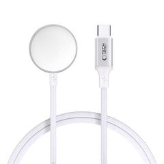 CÂBLE DE CHARGEUR MAGNÉTIQUE TYPE-C TECH-PROTECT MC02 ULTRABOOST 100CM POUR APPLE WATCH BLANC
