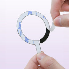 TECH-PROTECT METALRING MAGSAFE ANNEAU MAGNÉTIQUE UNIVERSEL 2-PACK NOIR & ARGENT