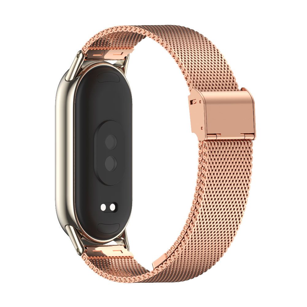 BRACELET POUR XIAOMI MI BAND 8 / 9 / NFC DOOP MILANESE LOOP OR ROSE