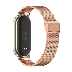 BRACELET POUR XIAOMI MI BAND 8 / 9 / NFC DOOP MILANESE LOOP OR ROSE