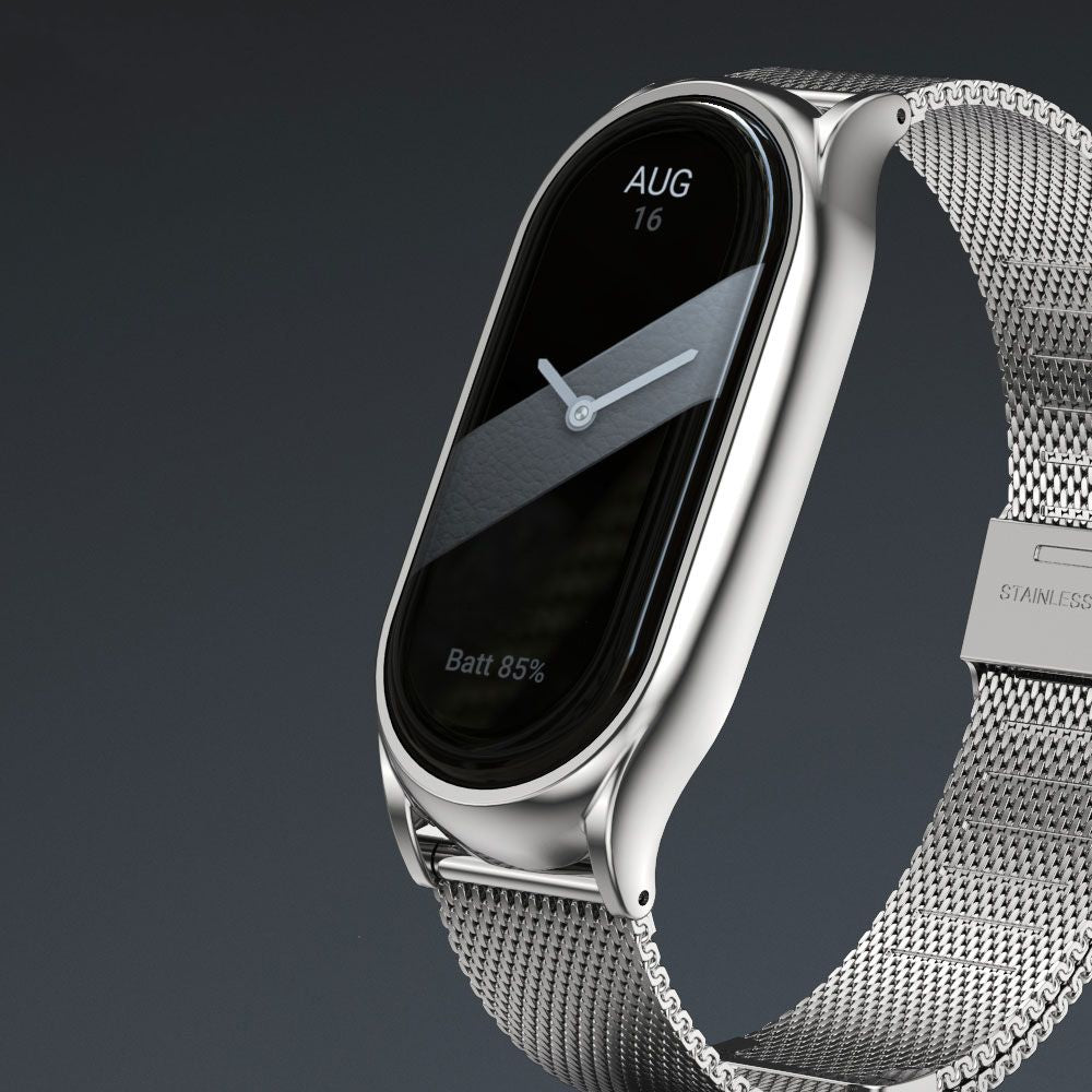 BRACELET POUR XIAOMI MI BAND 8 / 9 / NFC DOOP MILANESE LOOP OR ROSE