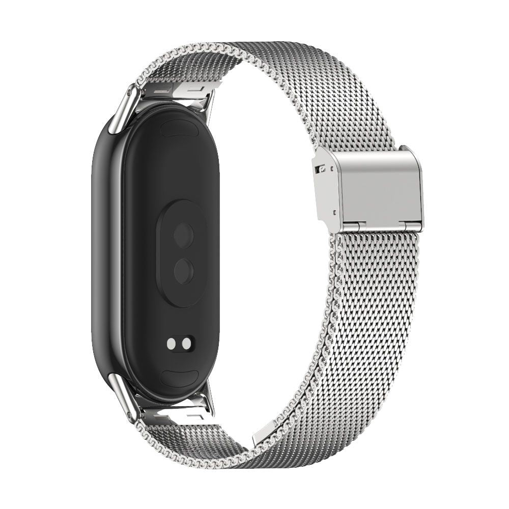 BRACELET POUR XIAOMI MI BAND 8 / 9 / NFC DOOP MILANESE LOOP ARGENT