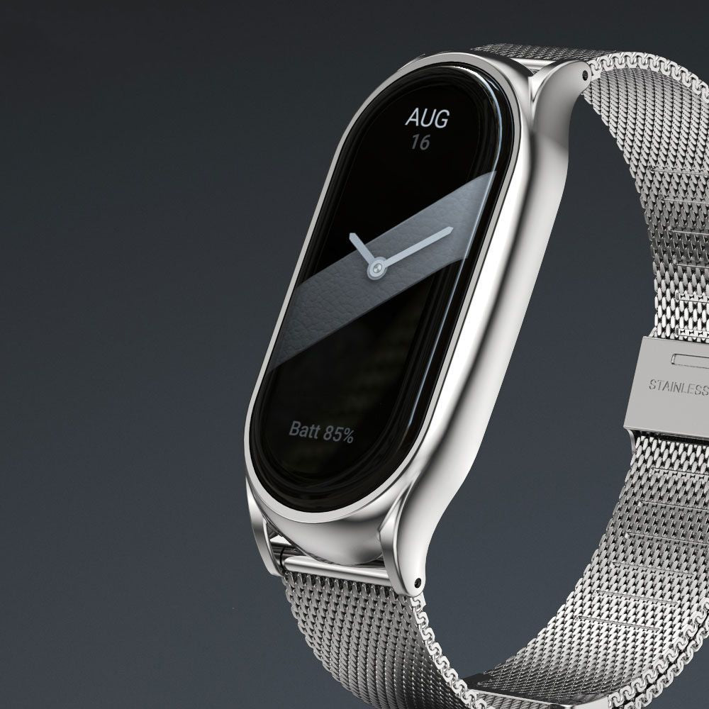 BRACELET POUR XIAOMI MI BAND 8 / 9 / NFC TECH-PROTECT MILANESEBAND STARLIGHT