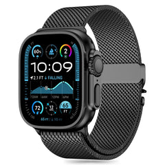 BRACELET TECH-PROTECT MILANO POUR APPLE WATCH 6 / 7 / 8 / 9 / 10 / SE / ULTRA 1 / 2 (44 / 45 / 46 / 49 MM) NOIR
