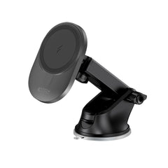 SUPPORT DE TÉLÉPHONE POUR VOITURE AVEC CHARGE SANS FIL TECH-PROTECT MM15W-V1 MAGNETIC MAGSAFE SUPPORT DE TABLEAU DE BORD ET DE VENTILATION CHARGEUR SANS FIL 15W NOIR