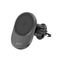 SUPPORT DE TÉLÉPHONE POUR VOITURE AVEC CHARGE SANS FIL TECH-PROTECT MM15W-V1 SUPPORT MAGNETIQUE MAGSAFE POUR VENTILATION CHARGEUR SANS FIL 15W NOIR