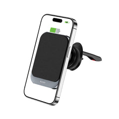 SUPPORT DE TÉLÉPHONE POUR VOITURE AVEC CHARGE SANS FIL TECH-PROTECT MM15W-V2 SUPPORT MAGNETIQUE MAGSAFE POUR VENTILATION CHARGEUR SANS FIL 15W NOIR