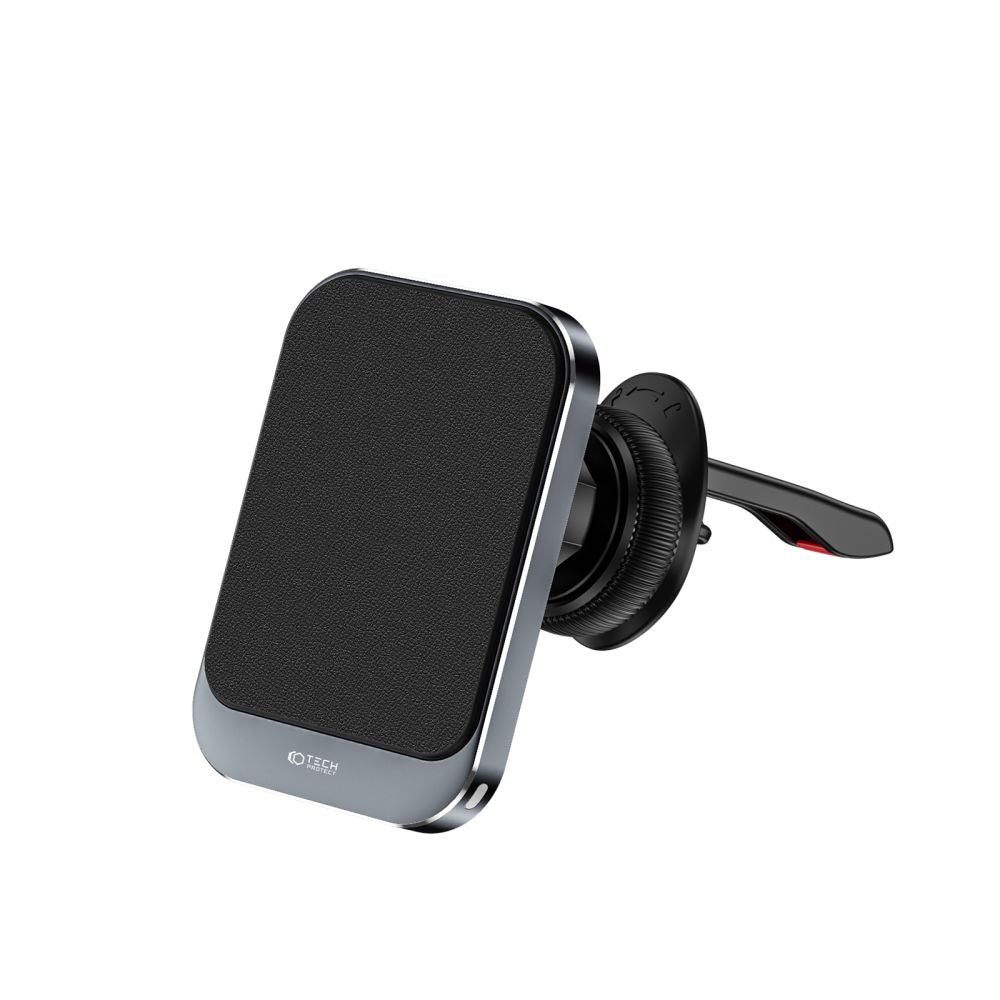 SUPPORT DE TÉLÉPHONE POUR VOITURE AVEC CHARGE SANS FIL TECH-PROTECT MM15W-V2 SUPPORT MAGNETIQUE MAGSAFE POUR VENTILATION CHARGEUR SANS FIL 15W NOIR