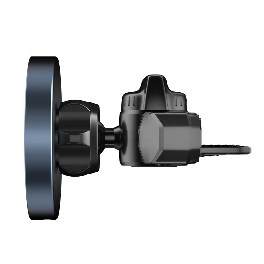 SUPPORT DE TÉLÉPHONE POUR VOITURE AVEC CHARGE SANS FIL TECH-PROTECT MM15W-V5 MAGNETIC MAGSAFE MONTAGE CD & VENTILATION CHARGEUR SANS FIL 15W NOIR/NOIR