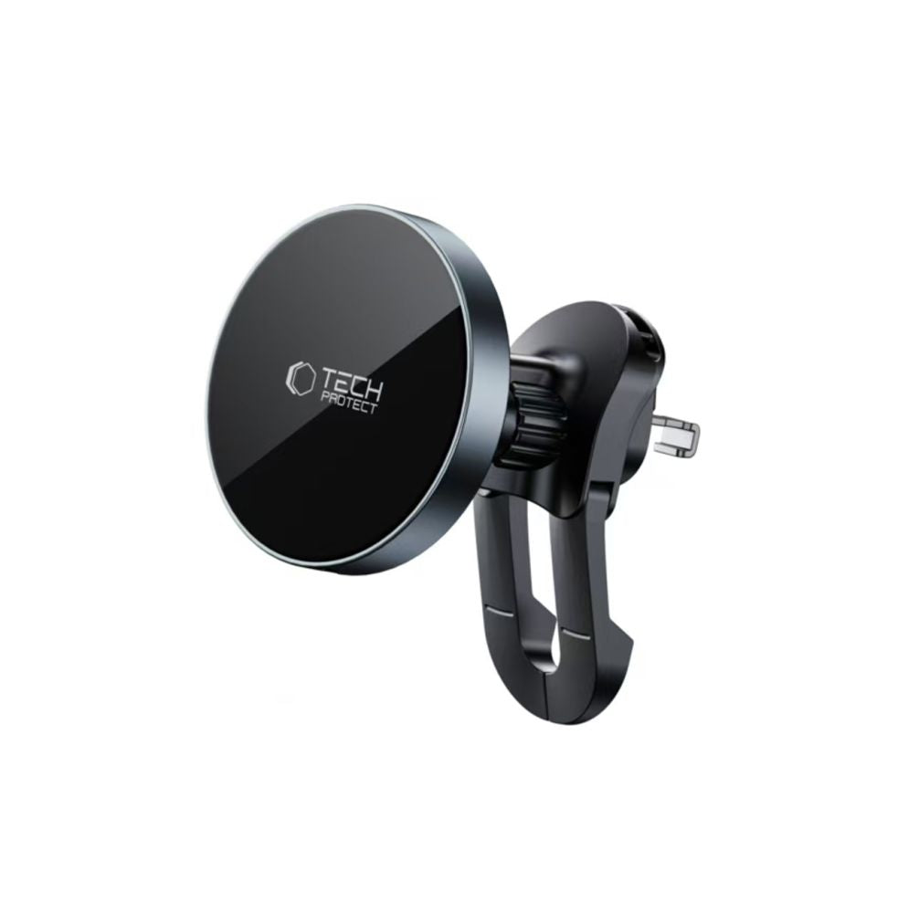 SUPPORT DE TÉLÉPHONE POUR VOITURE AVEC CHARGE SANS FIL TECH-PROTECT MM15W-V5 MAGNETIC MAGSAFE SUPPORT DE VENTILATION CHARGEUR SANS FIL 15W NOIR/NOIR