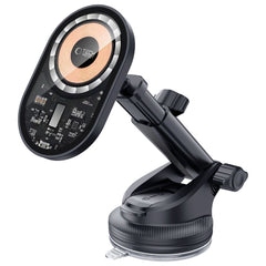 Support de téléphone pour voiture avec chargement sans fil TECH-PROTECT MM15W-V6 support magnétique MagSafe pour tableau de bord et ventilation chargeur sans fil 15W noir