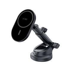 SUPPORT DE TÉLÉPHONE POUR VOITURE AVEC CHARGE SANS FIL TECH-PROTECT MM15W-V6 MAGNETIC MAGSAFE SUPPORT DE TABLEAU DE BORD & VENTILATION CHARGEUR SANS FIL 15W NOIR/NOIR