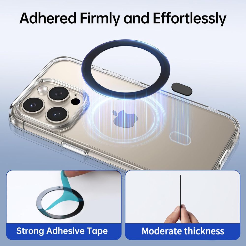 TECH-PROTECT MMP-100 BAGUE MAGNETIQUE MAGSAFE 2-PACK NOIR & BLANC