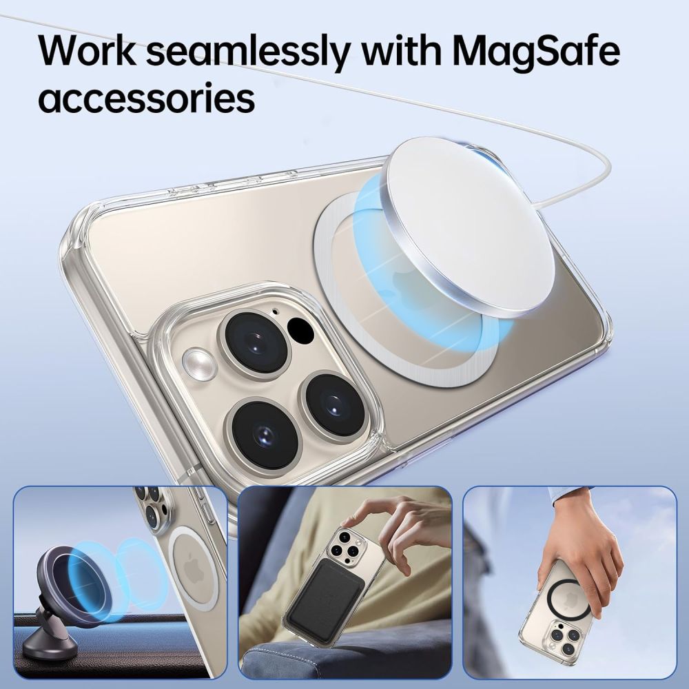 TECH-PROTECT MMP-110 2EN1 BAGUE MAGNETIQUE MAGSAFE ARGENT & NOIR