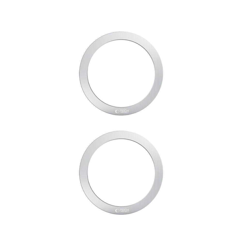 TECH-PROTECT MMP-110 2EN1 BAGUE MAGNETIQUE MAGSAFE ARGENT & ARGENT