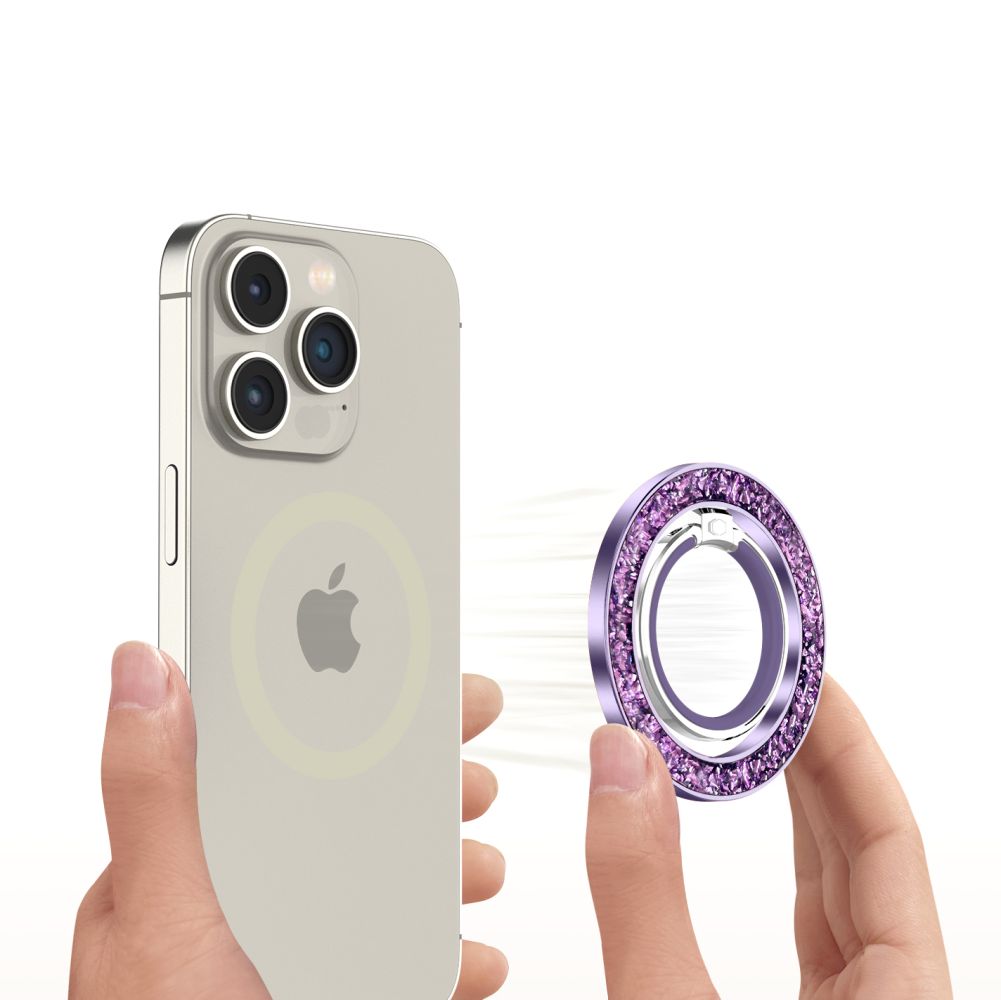 Support de doigt TECH-PROTECT MMR200 MAGSAFE anneau de téléphone violet