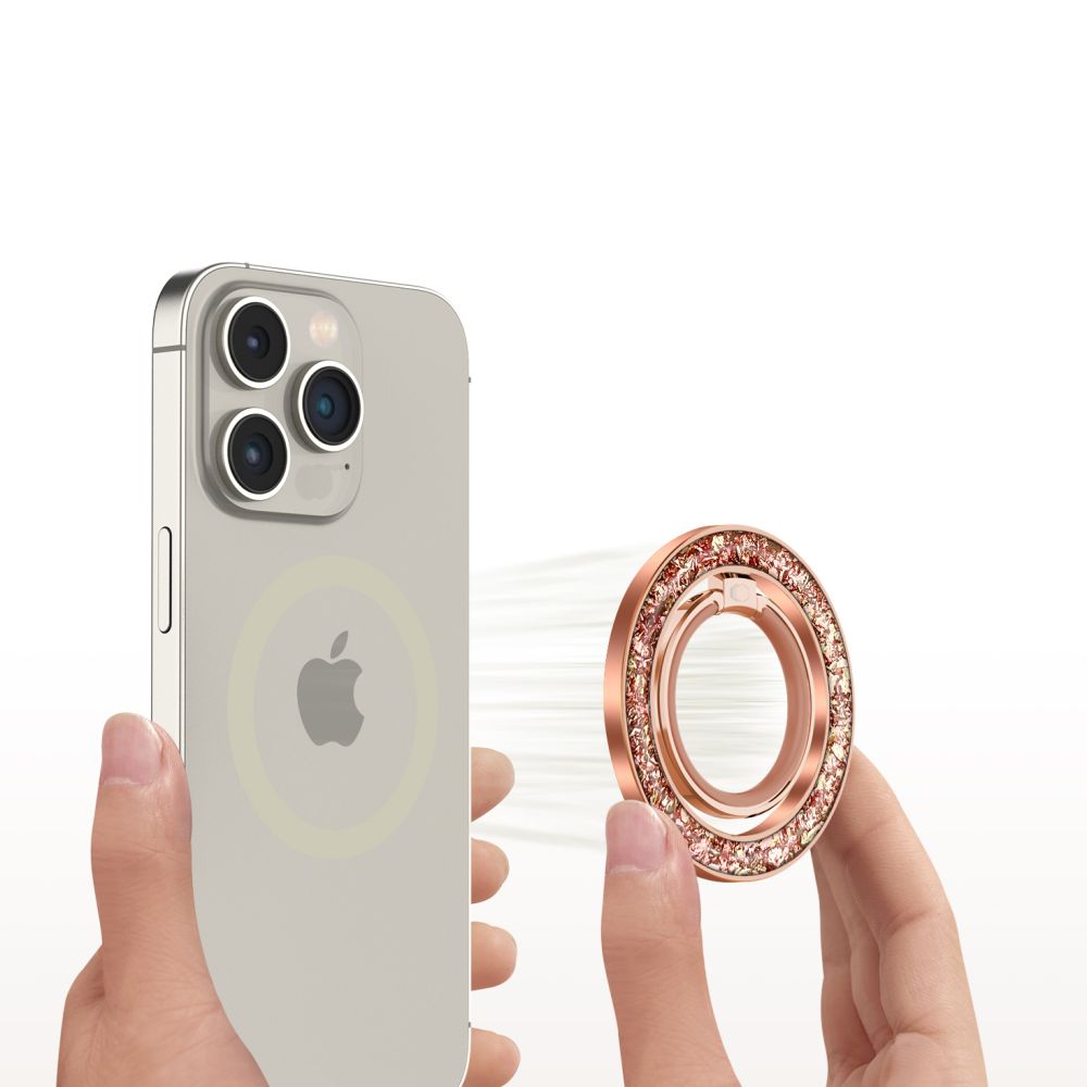 Support de doigt TECH-PROTECT MMR200 MAGSAFE BAGUE DE TÉLÉPHONE ROSE GOLD
