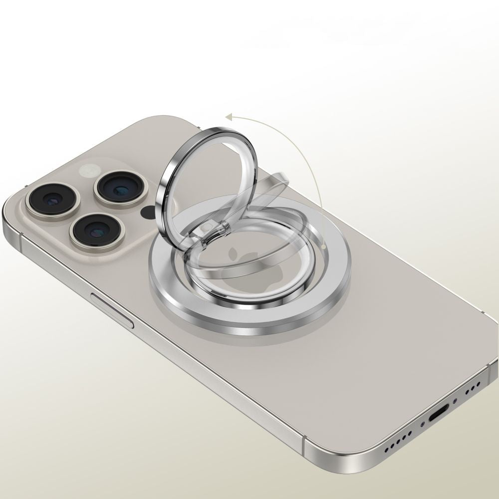 Support de doigt TECH-PROTECT MMR300 MAGSAFE BAGUE DE TÉLÉPHONE ARGENT