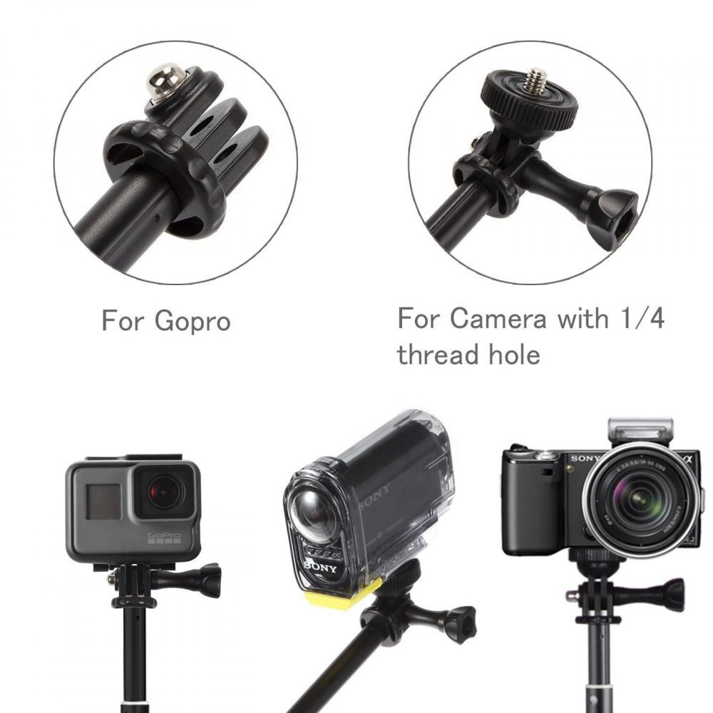 BÂTON SELFIE TECH-PROTECT MONOPAD & BÂTON SELFIE GOPRO HERO BLACK