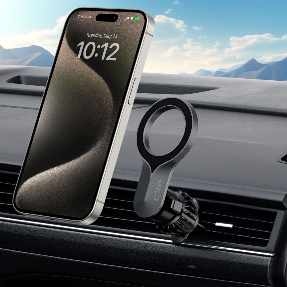Support de téléphone pour voiture TECH-PROTECT N55 MAGNETIC MAGSAFE VENT CAR MOUNT NOIR
