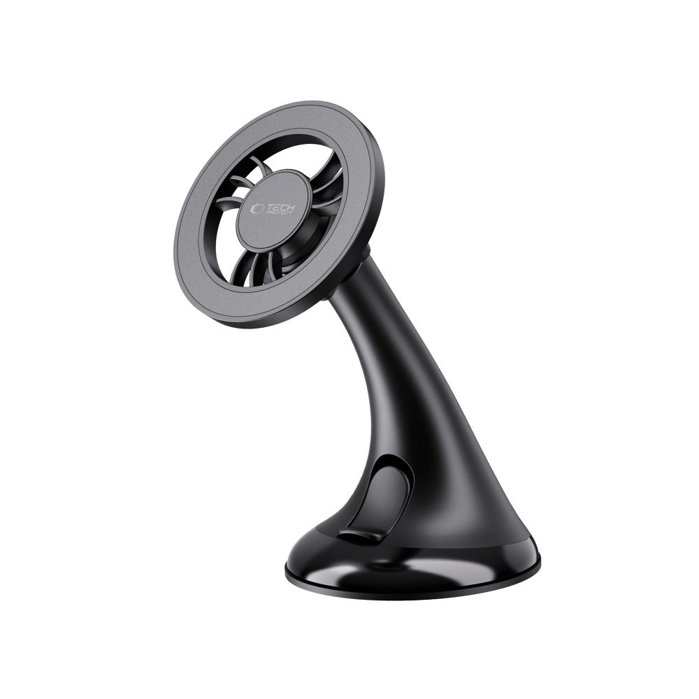 SUPPORT DE TÉLÉPHONE POUR VOITURE TECH-PROTECT N56 MAGNETIC MAGSAFE TABLEAU DE BORD UNRG & MONTAGE VENT BLACK