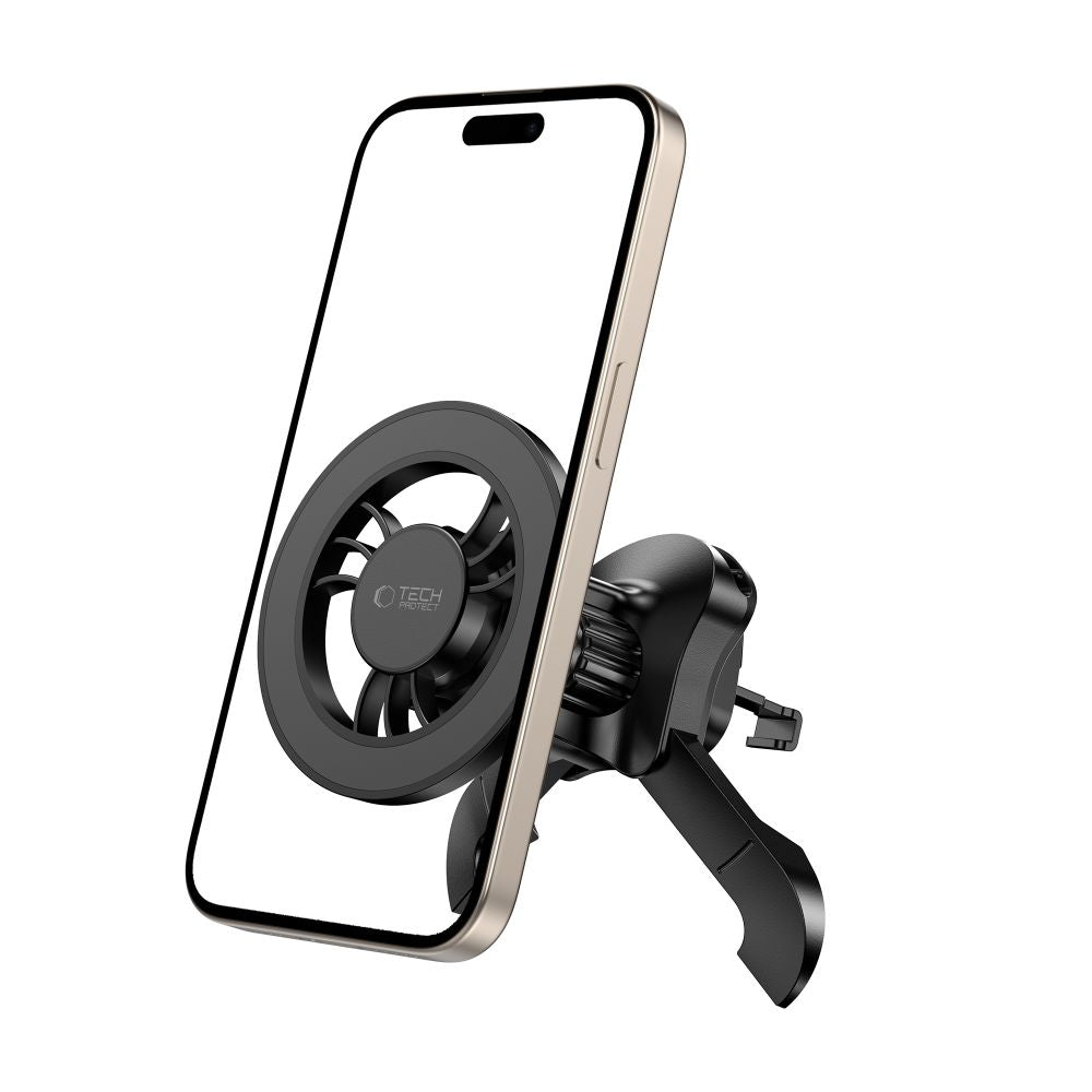 SUPPORT DE TÉLÉPHONE POUR VOITURE TECH-PROTECT N56 MAGNETIC MAGSAFE STABLE VENT CAR MOUNT NOIR