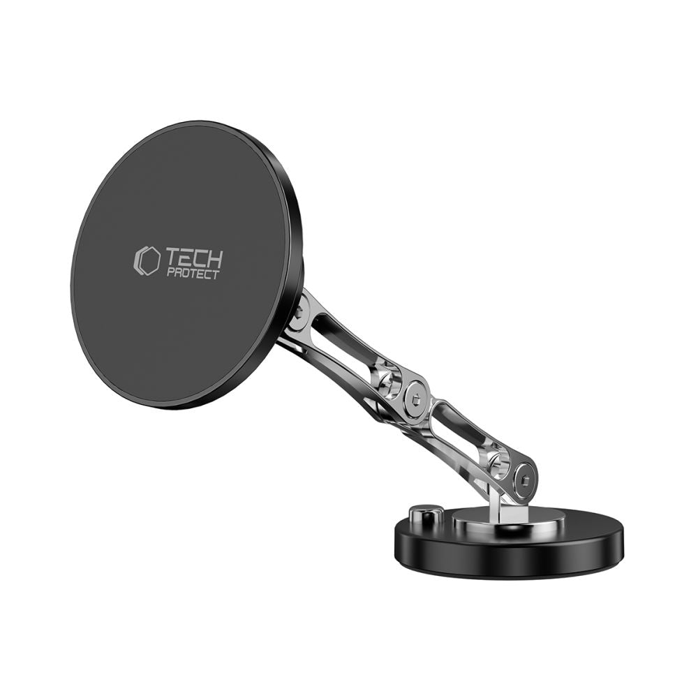 SUPPORT DE TÉLÉPHONE POUR VOITURE TECH-PROTECT N57 MAGNETIC MAGSAFE MONTAGE SUR TABLEAU DE BORD ET SUPPORT DE TÉLÉPHONE DE BUREAU NOIR