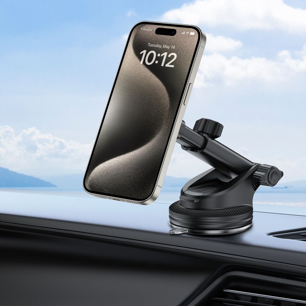 SUPPORT DE TÉLÉPHONE POUR VOITURE TECH-PROTECT N58 MAGNETIC MAGSAFE TABLEAU DE BORD & SUPPORT D'AÉRATION NOIR