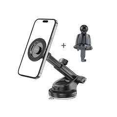 SUPPORT DE TÉLÉPHONE POUR VOITURE TECH-PROTECT N58 MAGNETIC MAGSAFE TABLEAU DE BORD & SUPPORT D'AÉRATION NOIR