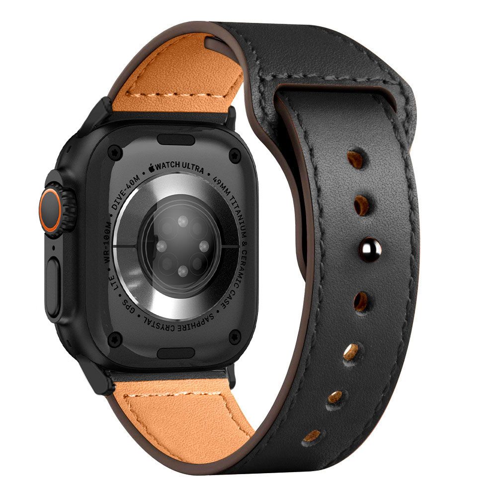 BRACELET DOOP NATURALFIT APPLE WATCH 6 / 7 / 8 / 9 / 10 / SE / ULTRA 1 / 2 (44 / 45 / 46 / 49 MM) NOIR