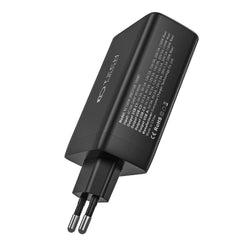 CHARGEUR RÉSEAU POUR MOBILE ET TABLETTE TECH-PROTECT NC100W-GAN CHARGEUR RÉSEAU 4 PORTS PD100W/QC3.0 NOIR