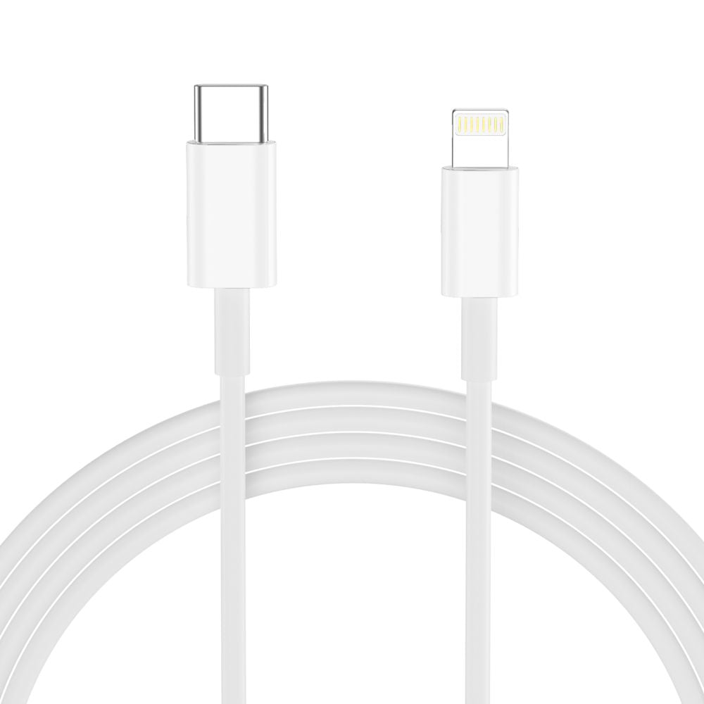 CHARGEUR RÉSEAU TECH-PROTECT NC20W 1-PORT PD20W + CÂBLE LIGHTNING BLANC