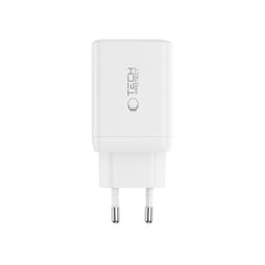 CHARGEUR RÉSEAU 2 PORTS TECH-PROTECT NC45W-GAN PD45W BLANC