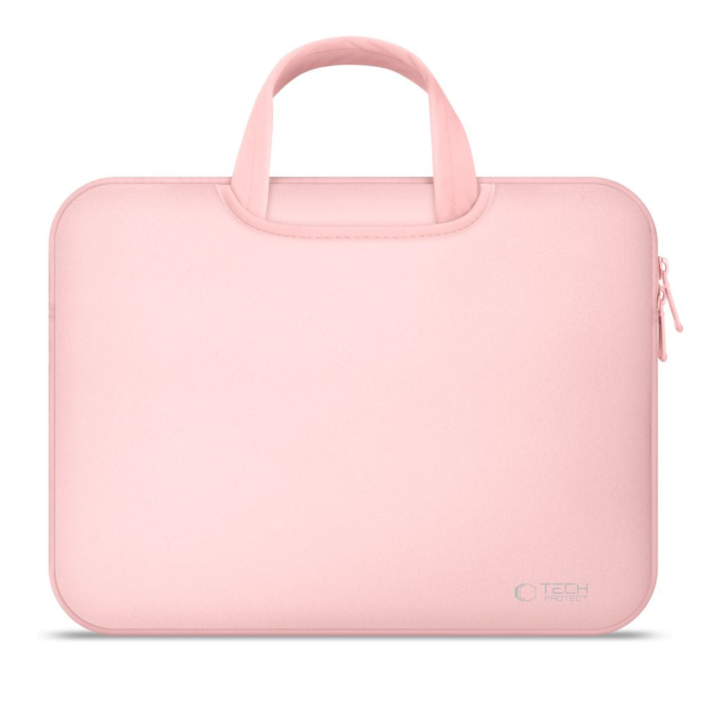 SAC EN NEOPRÈNE TECH-PROTECT POUR ORDINATEUR PORTABLE 13-14 POUCES ROSE POUSSIÉREUX