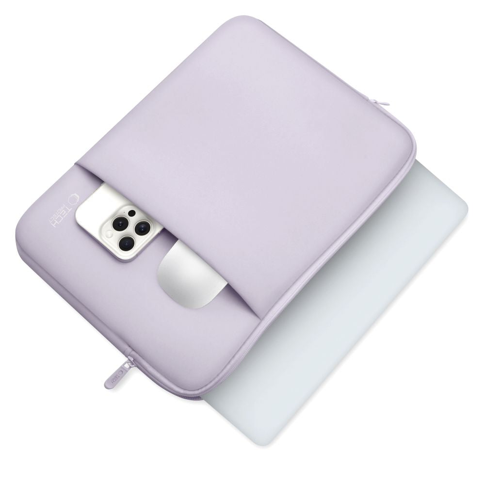 SAC TECH-PROTECT EN NEOPRÈNE POUR ORDINATEUR PORTABLE 13 MAUVE