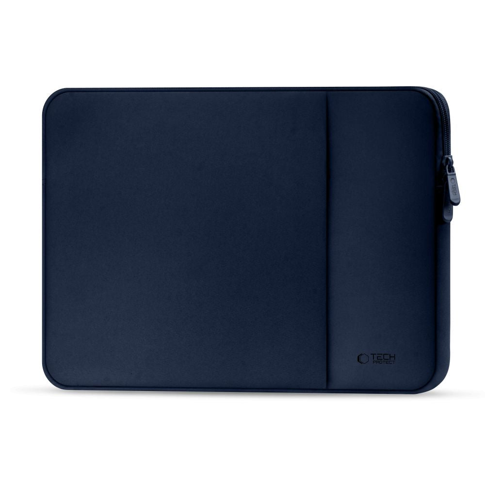 SAC TECH-PROTECT EN NEOPRÈNE POUR ORDINATEUR PORTABLE 15-16 BLEU MARINE