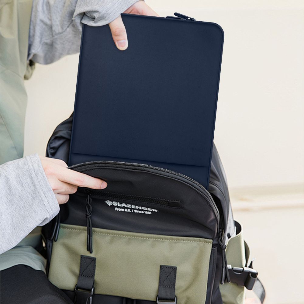 SAC TECH-PROTECT EN NEOPRÈNE POUR ORDINATEUR PORTABLE 15-16 BLEU MARINE