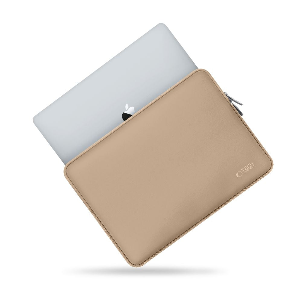 SAC À DOS MACBOOKTECH-PROTECT NEOSLIM POUR ORDINATEUR PORTABLE 13-14 CAFFE LATTE