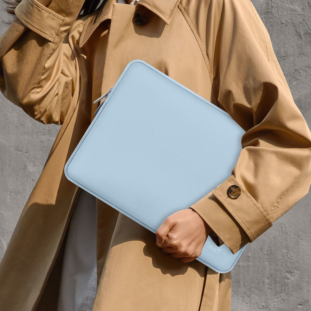 SAC À DOS MACBOOKTECH-PROTECT NEOSLIM POUR ORDINATEUR PORTABLE 13-14 HIVER BLEU