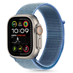 BRACELET TECH-PROTECT NYLON POUR APPLE WATCH 6 / 7 / 8 / 9 / 10 / SE / ULTRA 1 / 2 (44 / 45 / 46 / 49 MM) BLEU BÉBÉ